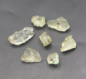 Piedra solar natural áspera, lote de 7 piedras preciosas de piedra solar de Oregón, fabricación de joyas - Imagen 1 de 4