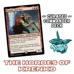 Krenko, Mob Boss - Goblin Tribal Deck | Custom Commander Deck | MTG EDH - Picture 1 of 15