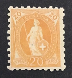 Switzerland 1888 VF MH SC #89, Cv$1000. (W51) - Picture 1 of 2