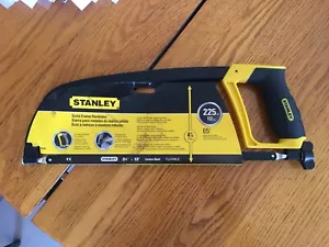 NEW Stanley Solid Frame Hacksaw 12 In 24T With RUBBER GRIP Model STHT20139 - Picture 1 of 2
