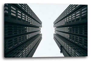 Wandbild New York Skyline Stadt Hochhäuser Kunst art Fotografie modern grau - Bild 1 von 15