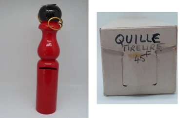 JOUET ANCIEN QUILLE DE BOWLING TIRELIRE - Photo 1/4