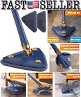 360 Adjustable Cleaning Mop Triangle Reusable Wet Dry Twisting Self Wringing Mop