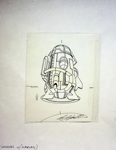 X-Men Animated Series Frank Squillace Production Hand Drawn Storyboard Pg MARVEL - Bild 1 von 3