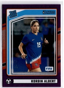 Korbin Albert 2024-25 Panini Donruss Clasificado Novato Púrpura #187 USWNT #11/25 - Imagen 1 de 2