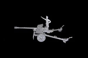 WWII German  PAK40 anti-tank gun 1:32 scale plastic toy soldiers Marx playset - Bild 1 von 4