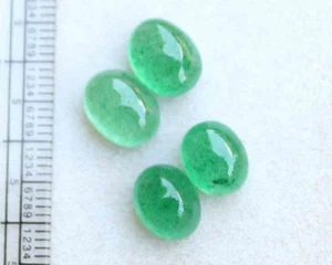 13.30 Ct 100% Natural Green Aventurine Polished oval cabochon gemstone Brazil - Picture 1 of 3