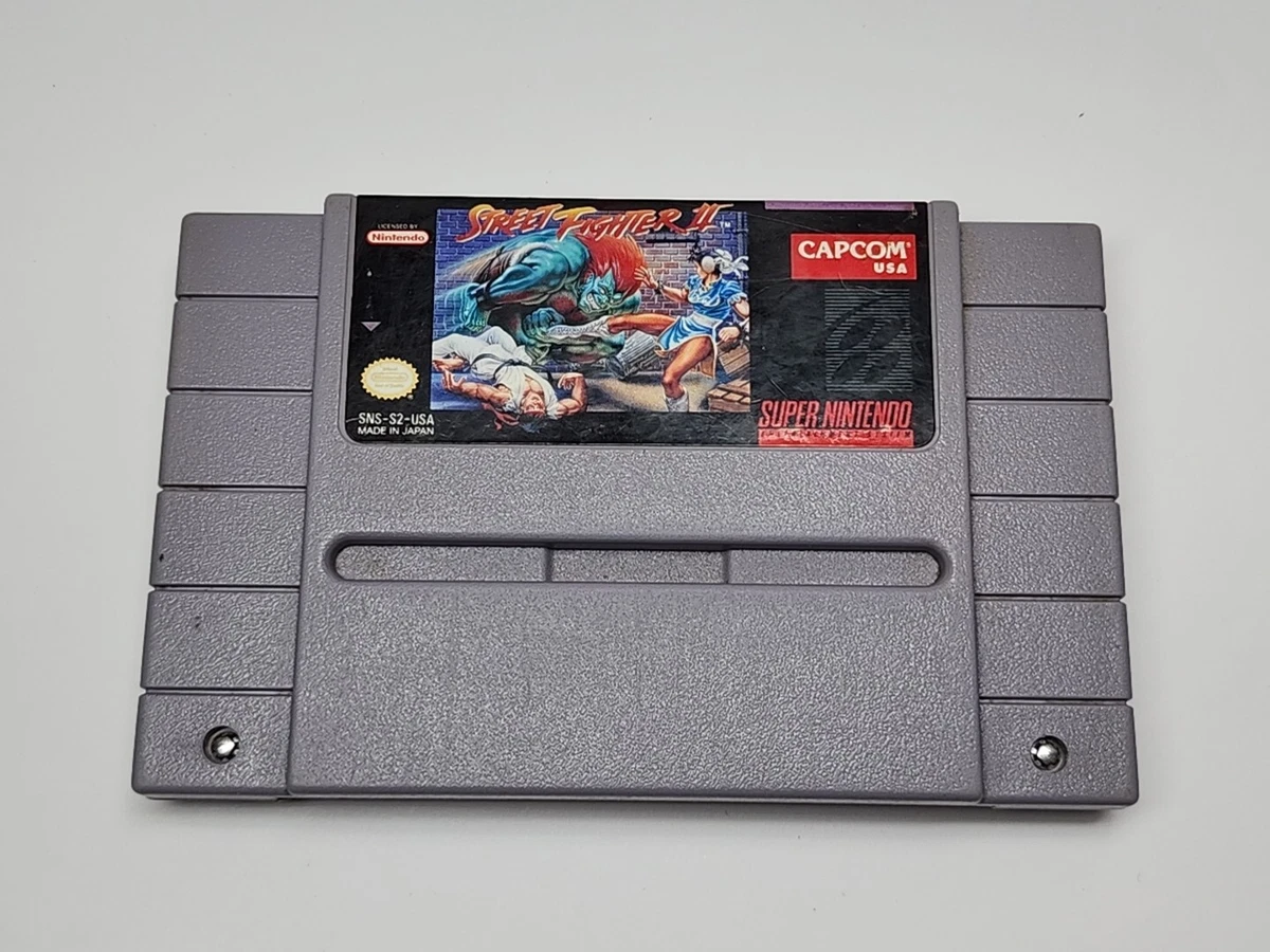Street Fighter II 'Nintendo Nintendo SNES Video Games for sale | eBay