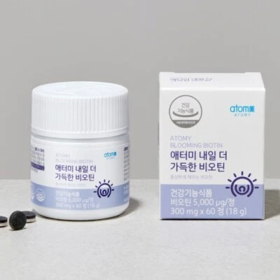 ATOMY Blooming Biotin 300mg x 60 Tabletes Made in Korea K-Beauty NEW - Image 1 of 4