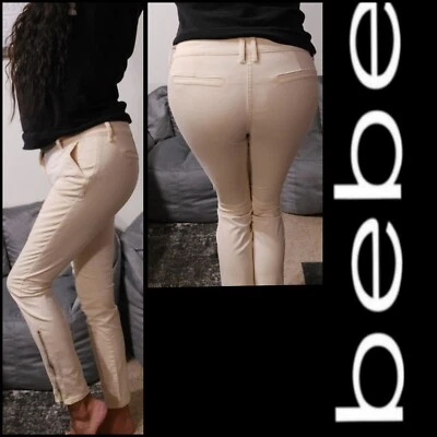 Pantalones cargo ajustados Bebe Cream talla 29 nuevos con etiquetas   Foto 1 de 4