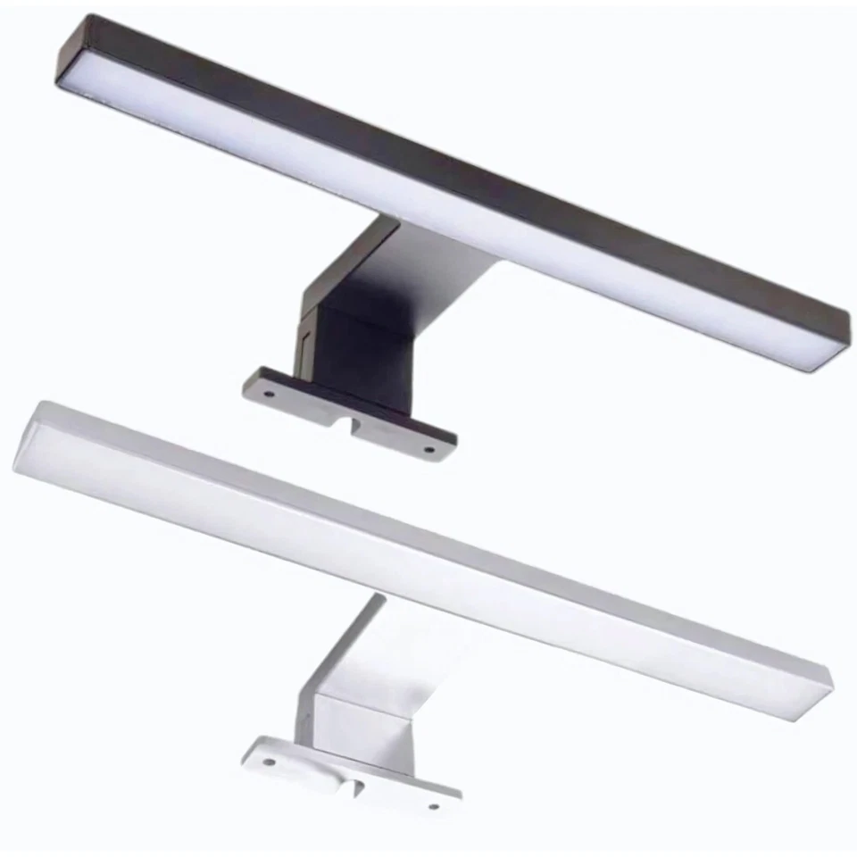 LUCE LED APPLIQUE LAMPADA SPECCHIO BAGNO FARETTO 30 CM 5W CROMATO FORTE - Immagine 1 di 3