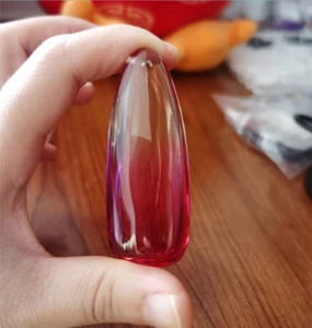 Top Quality Two-Color Pendant Shape Ruby Lab-Created AAAA+ LOOSE GEMSTONE - Picture 1 of 5