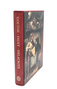 Goethe Faust Delacroix—FOLIO SOCIETY 2005 leather—Free Priority Mail (I4-72) - Picture 1 of 11