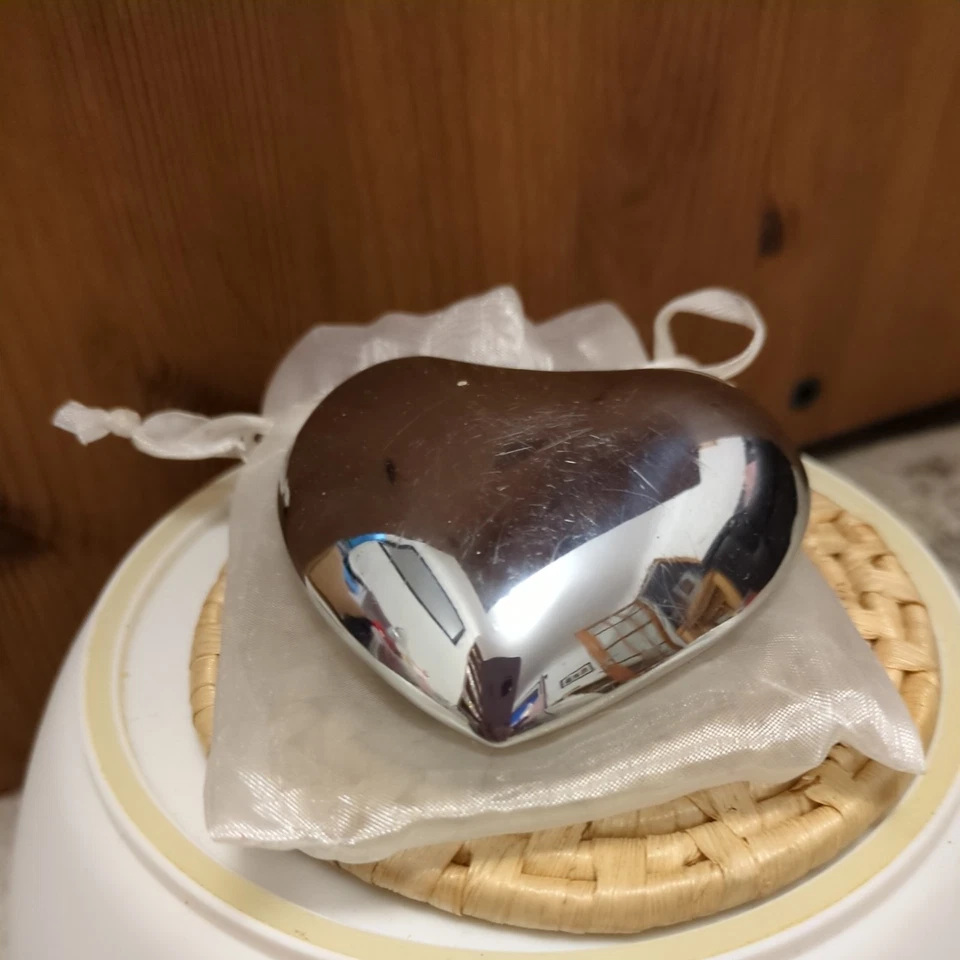 Silver Heart Chime Paperweight  - Image 1 of 1