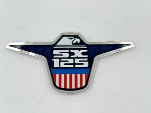 HARLEY AERMACCHI AMF NOS 65256-75P EAGLE NAME PLATE 1975 1976 1978 SXT125 #4 - Picture 1 of 2