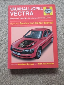 Haynes Manual No.3396. Vauxhall/Opel Vectra 1995-1999 (N to S) Petrol & Diesel - Picture 1 of 2