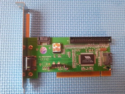 Okeeyseda 4 Port PCI Expansion Card &IDE VIA VT6421a chipset - Image 1 of 4