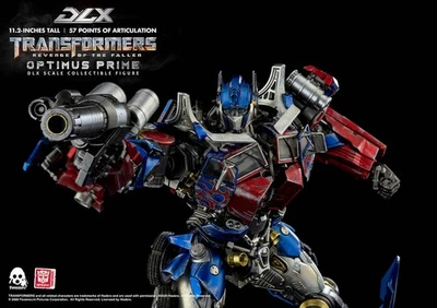 Figura de acción THREEZERO Transformers Revenge of the Fallen Optimus Prime DLX NUEVO Foto 1 de 4