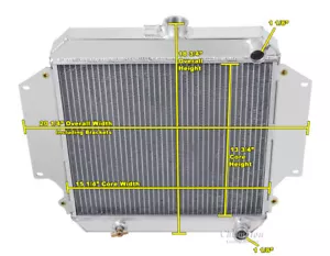 1986 1987 1988 Suzuki Samurai 2 Row Champion Advanced All Aluminum Radiator - Bild 1 von 7