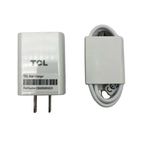 TCL 5V 3A Chargeur Mural Port USB-C Câble Voyage Rapide Adaptateur Secteur pour Téléphones - Photo 1 sur 7