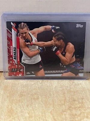 #44 MARION RENEAU 2020 Topps UFC INDEPENDENCE DAY /76 - Image 1 of 2
