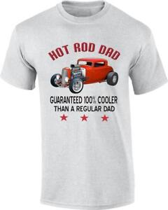 Hot Rod Dad Guaranteed 100 Percent Cooler Than A Regular Dad Car T-Shirt
