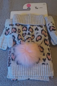 Sainsburys TU Hat, Scarf & Gloves Set 3-5 Years - Picture 1 of 3