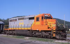 Original Slide: WCOR Wellsboro & Corning SD40-2 302 - ex QNS&L - Picture 1 of 1