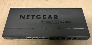 Netgear ProSafe GS108P 8-Port Gigabit POE Switch with Power Supply - Picture 1 of 8