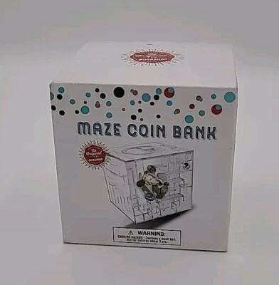 New Maze Coin Bank Money Graduation Cash Prank Gift Box Puzzle & Bank In One - Image 1 of 4