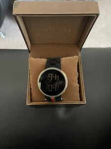 Mens Custom Limited Edition Grammy Gucci Diamond I-Gucci YA114215 Digital Watch - Picture 1 of 16