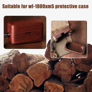 Wooden Earphones Case For WF-1000XM4 Charging Case Proetct Wood Cover' Z5Z4