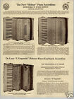 1930 PAPER AD Hohner L'Organola Piano Keyboard Accordion Seth Thomas Metronomes