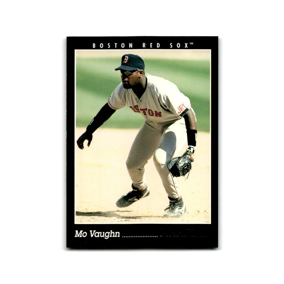 Mo Vaughn 1993 Pinnacle #189 Boston Red Sox Baseball Card NM - Image 1 of 3