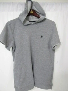 Joe's Jeans Grey Short Sleeve Unisex Hoodie Size 18-20 or Youth XL - Picture 1 of 8