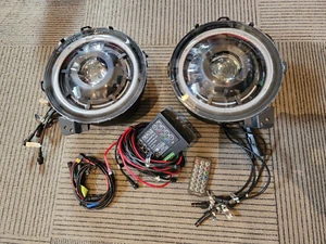 Faros proyectores bi-led Oracle Lighting Oculus Colorshift para Jeep JL / JT - Imagen 1 de 6