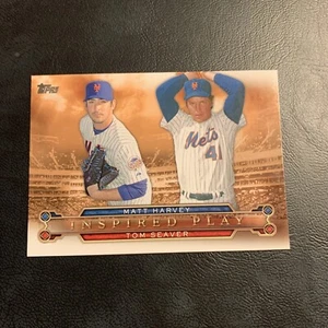 #I-11 Matt Harvey Tom Seaver New York Mets 2015 Inspired play,topps Cb32 - Picture 1 of 2