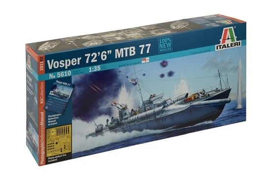 Italeri 5610 - 1/35 Vosper 72''6' MTB 77 - Nuovo - Immagine 1 di 1