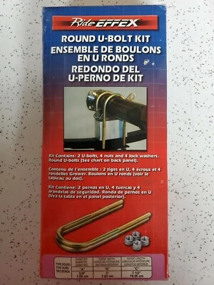 Kit de pernos en U redondos Ride EFFEX 5/8" D X 3" W X 7 1/2" de largo. Nuevo Foto 1 de 2