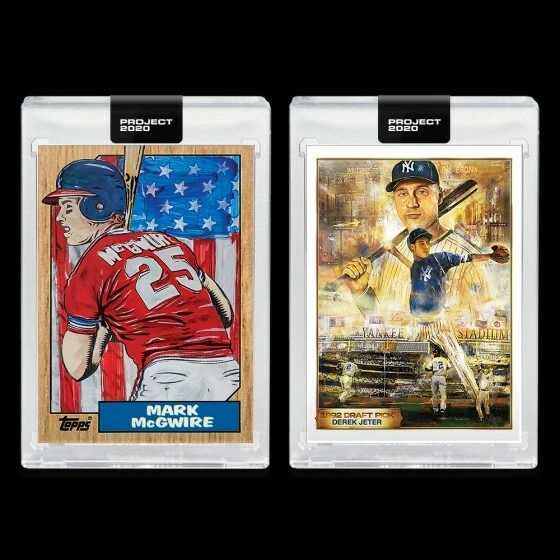 Topps PROJECT 2020 81 82 Mark McGwire Jamieson Derek Jeter Thiele  - Image 1 of 1