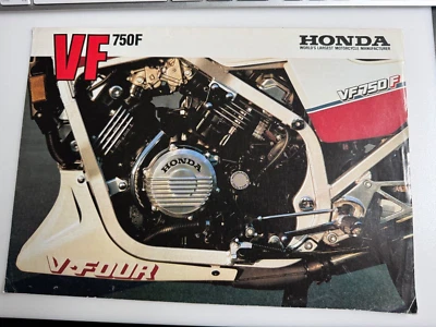 HONDA VF750F-D Sales Brochure 1983 - Image 1 of 3