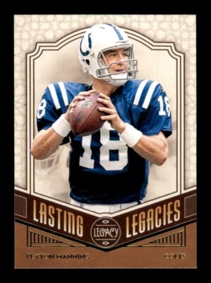 2020 Panini Legacy - Lasting Legacies #LL-PMA Peyton Manning Indianapolis Colts - Image 1 of 2