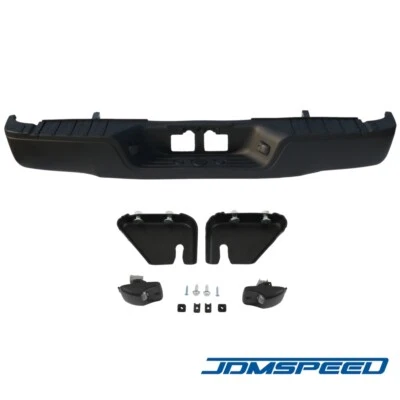 Parachoques trasero negro para Toyota Tundra 2007-2013 con orificios para sensores Foto 1 de 4