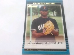2002 Bowman Francisco Liriano Rookie Card #182 San Francisco Giants Mint 