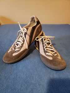 Nice! Mens Leather ECCO Lace-Up Sneakers - Shoe Size EUR 46 US 12 - 12.5 M - Picture 1 of 7