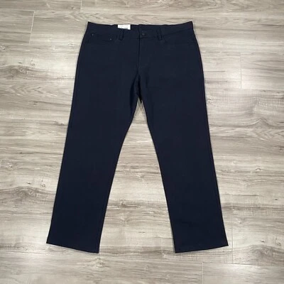 English Laundry Pants Mens 40x32 Navy Blue Straight Leg Stretch Chino Casual - Image 1 of 4