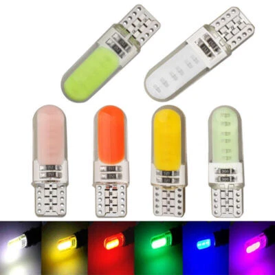 501 T10 LED Side Light White Bulbs Car Canbus Error Free Cob Xenon W5w Van Bulb - Image 1 of 4