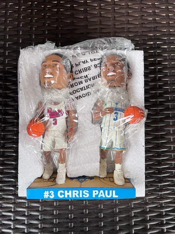 CHRIS PAUL NEW ORLEANS HORNETS BUCCANEERS DOUBLE BOBBLEHEAD NEW IN BOX VINTAGE Cover