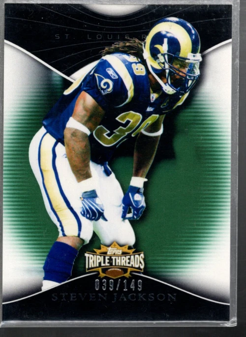 A4146- 2009 Topps Triple Threads Emerald #40 Steven Jackson /149 - NM-MT - Image 1 of 2