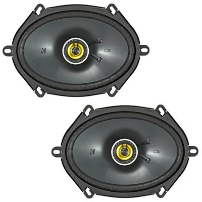 Kicker 46CSC684 CS Series 6x8" 2 Way Car Door Shelf Coaxial Speakers 75w RMS - Изображение 1 из 4